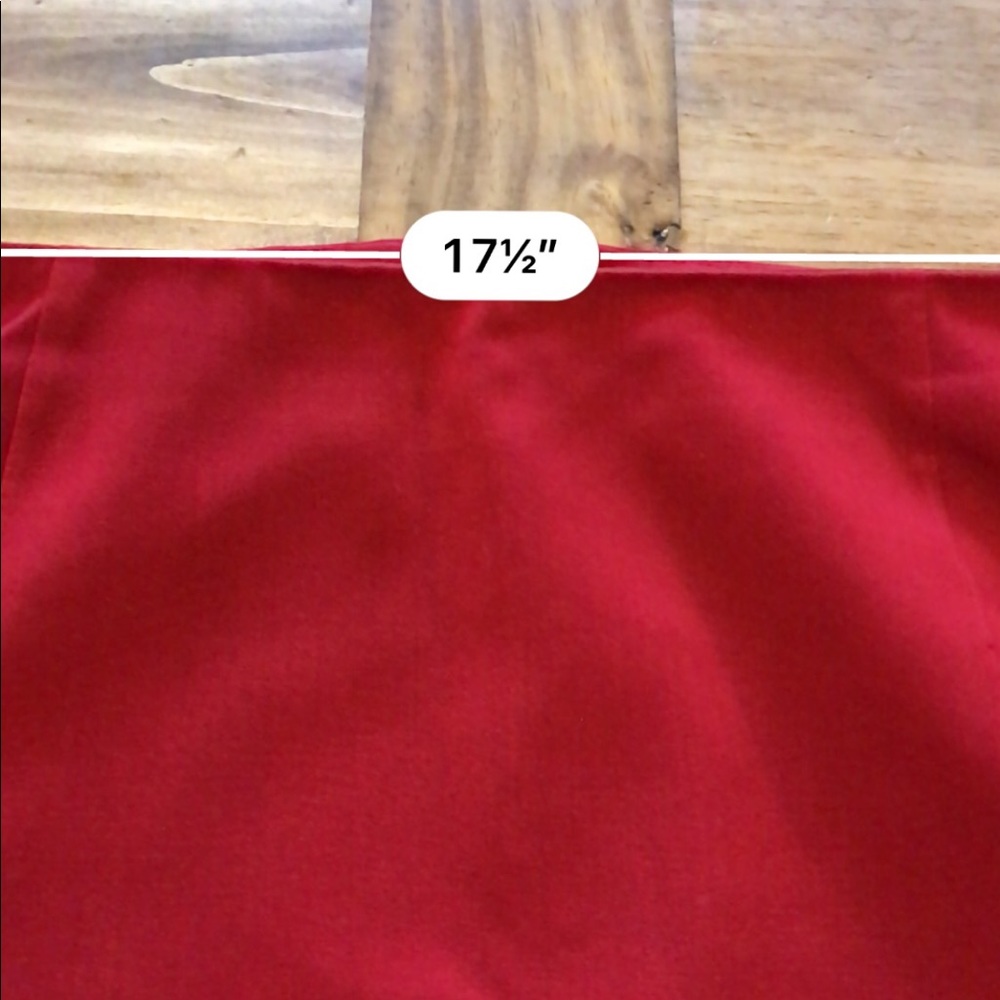 Red and black Worthington skirt  Sz. 16 - Picture 6 of 8